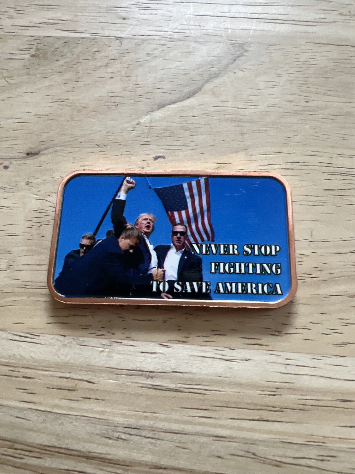 Amercan History Never Stop Fighting Trump 1 Oz Copper