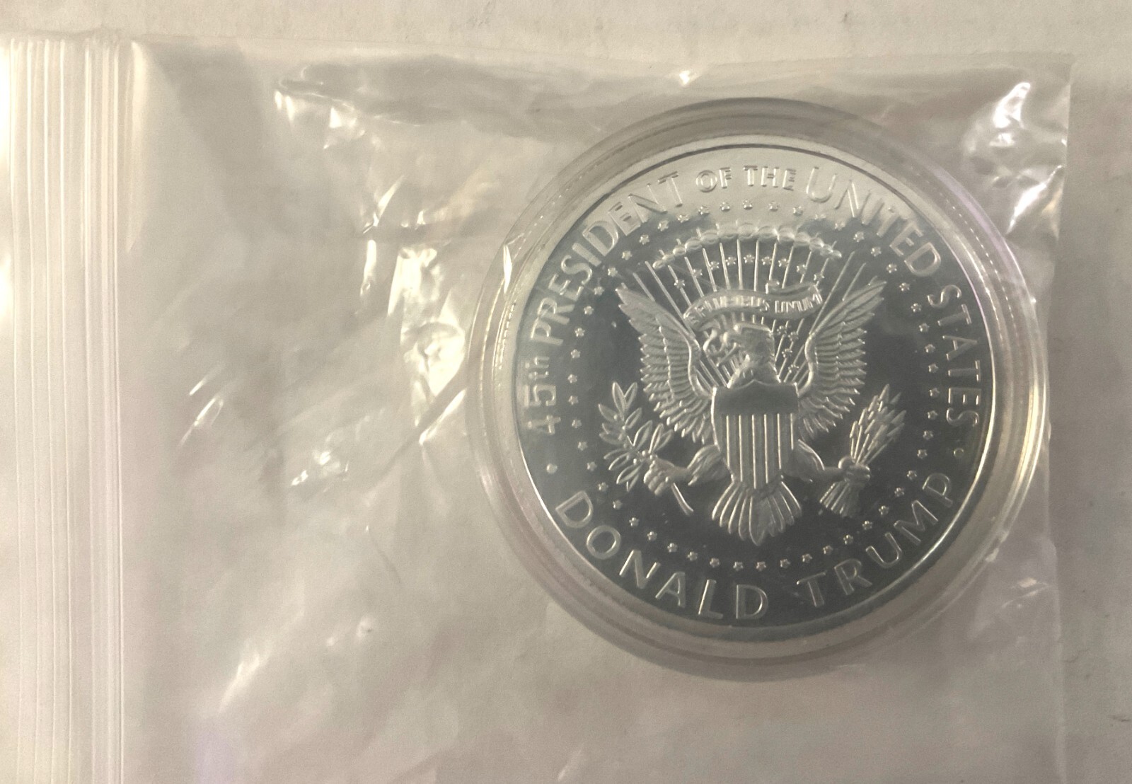 DONALD TRUMP Coins – Lot of 2 – 45th President – 2017 & 2020