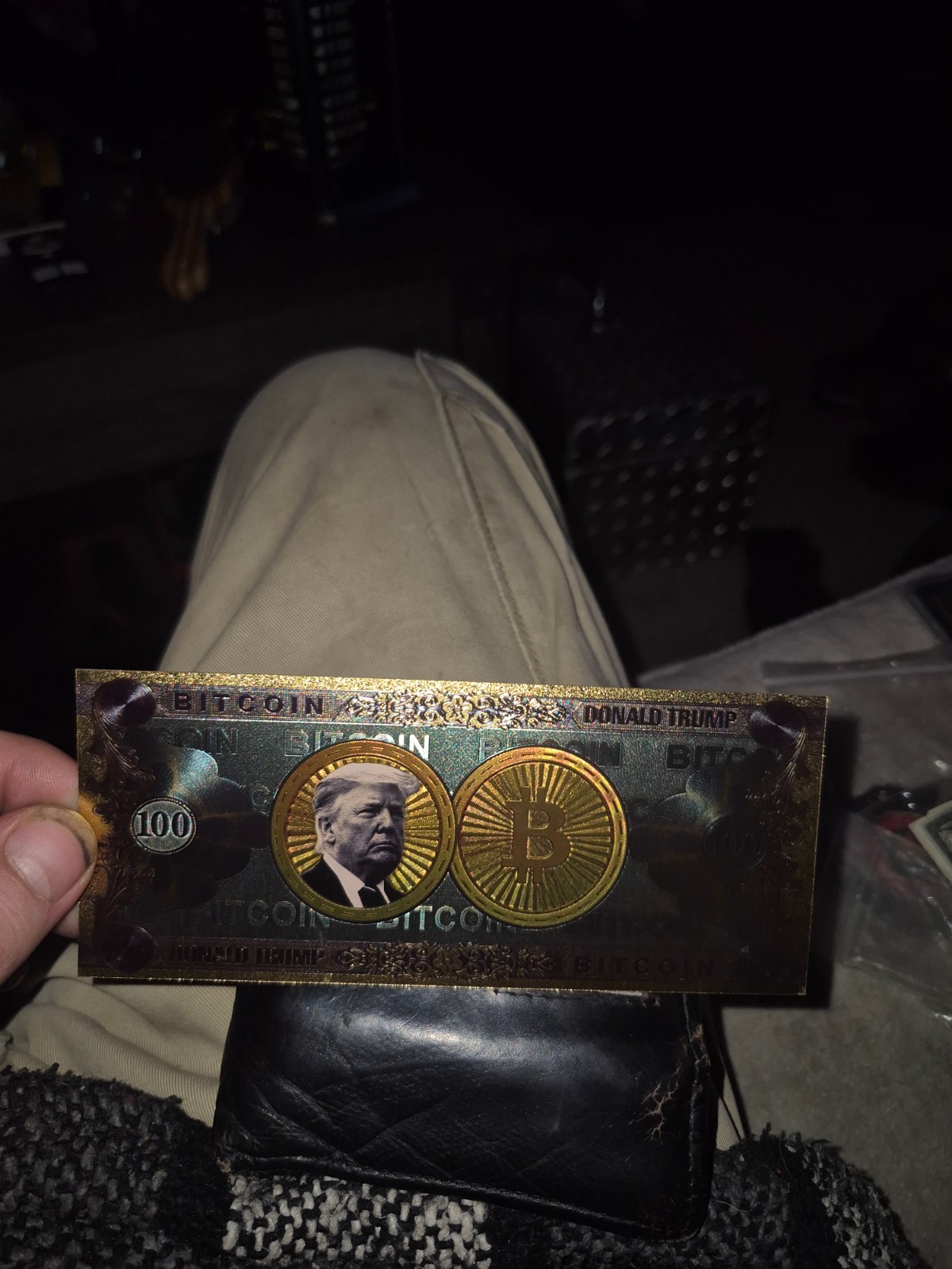 100 trump 2025 24k gold bill