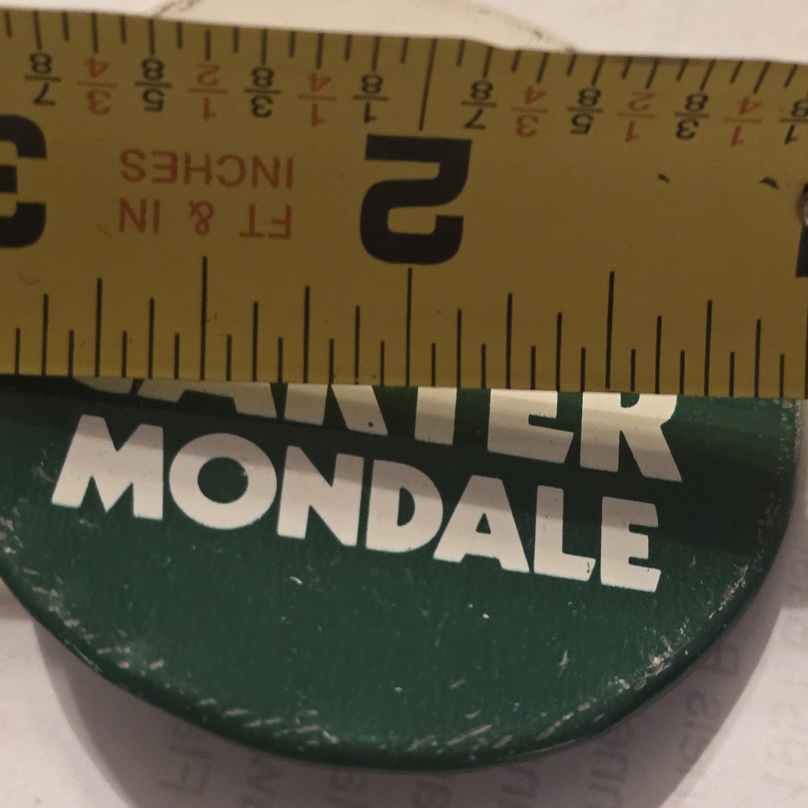 Jimmy Carter Walter “Fritz” Mondale Campaign Button 1976 Leaders For A Change