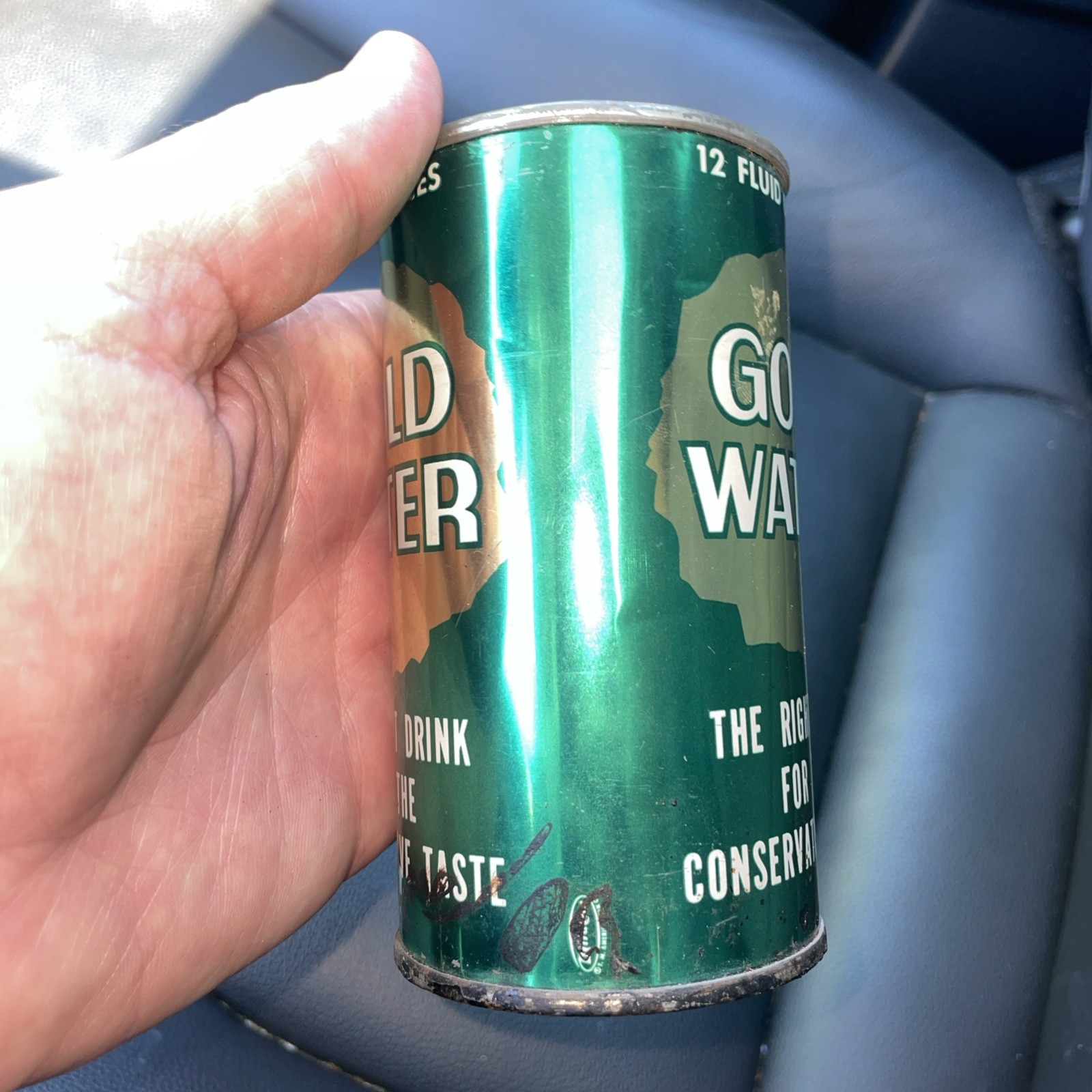 Goldwater Novelty Can granite city Illinois 1964 Presidential Election