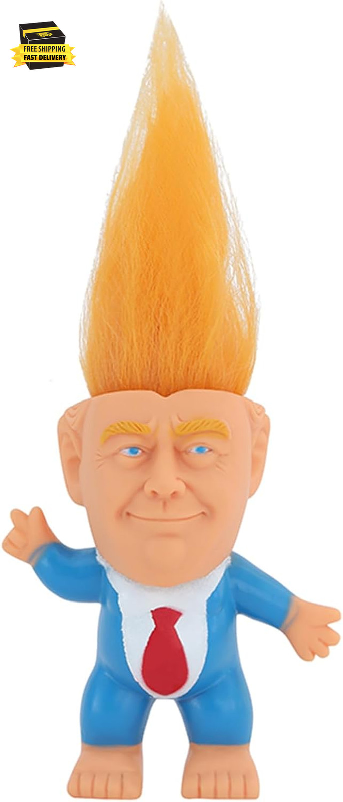 Donald Trump Toys Cute Rubber Troll Doll Toy Trump 2025 Take America Back, Troll