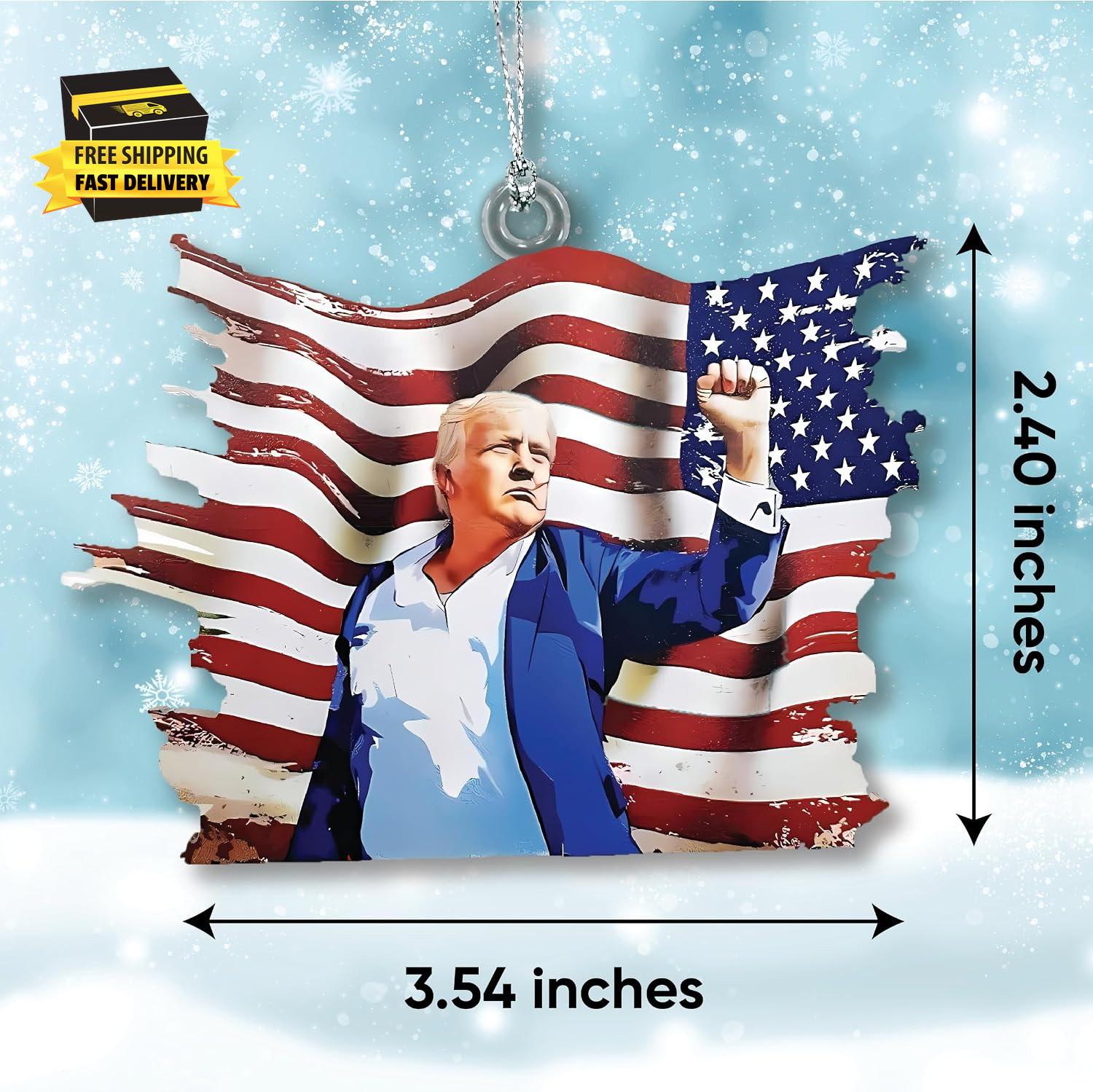 Trump Gifts, Trump Ornament 2025, Trump Tree Ornaments, Donald Trump Gifts, Dona