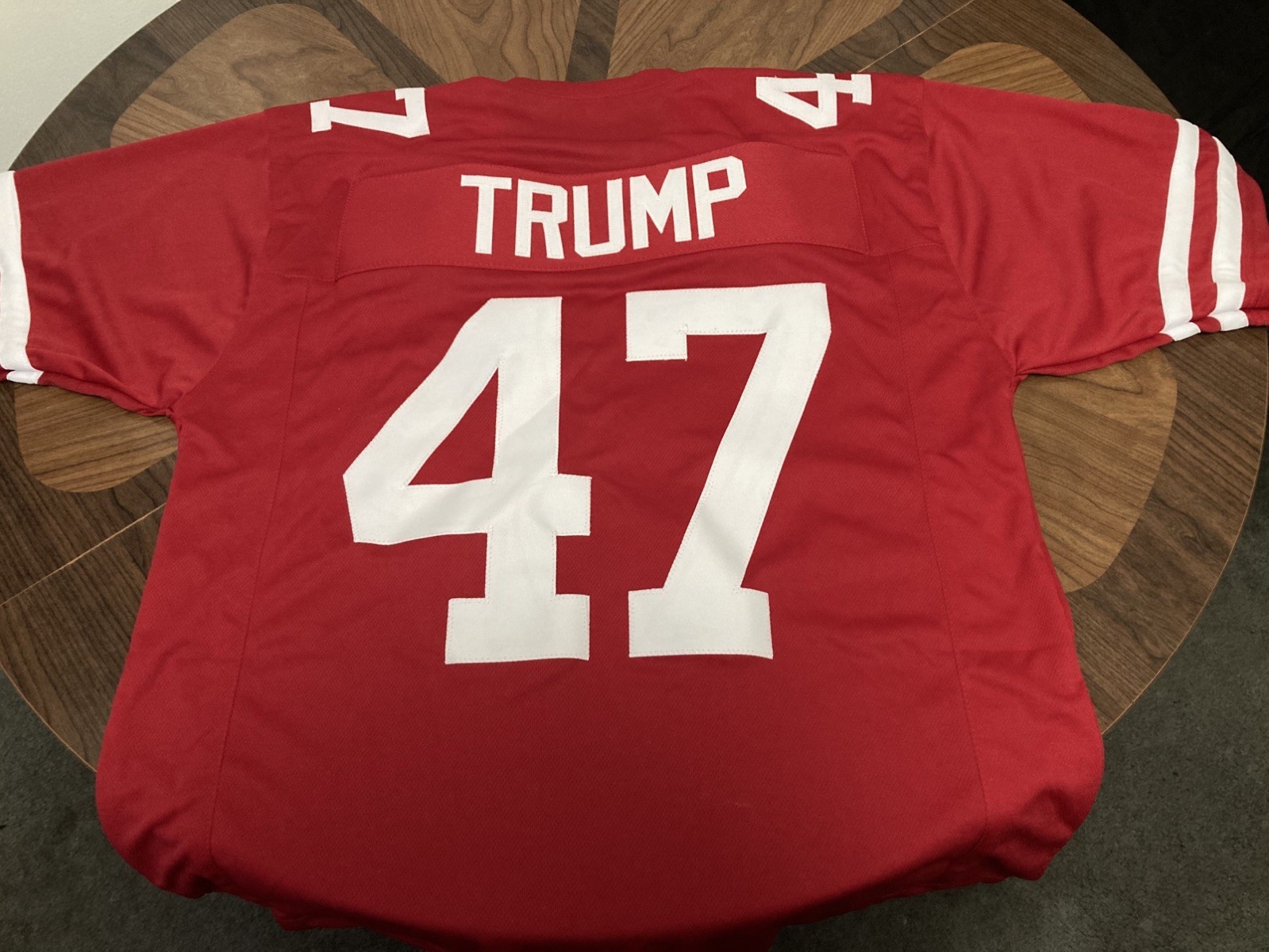 Donald Trump Red Football Jersey Size XL