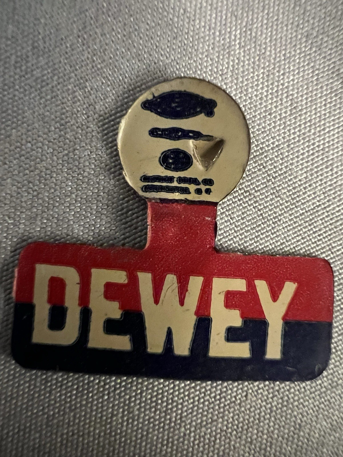 Two Dewey Presidential Campaign Tabs