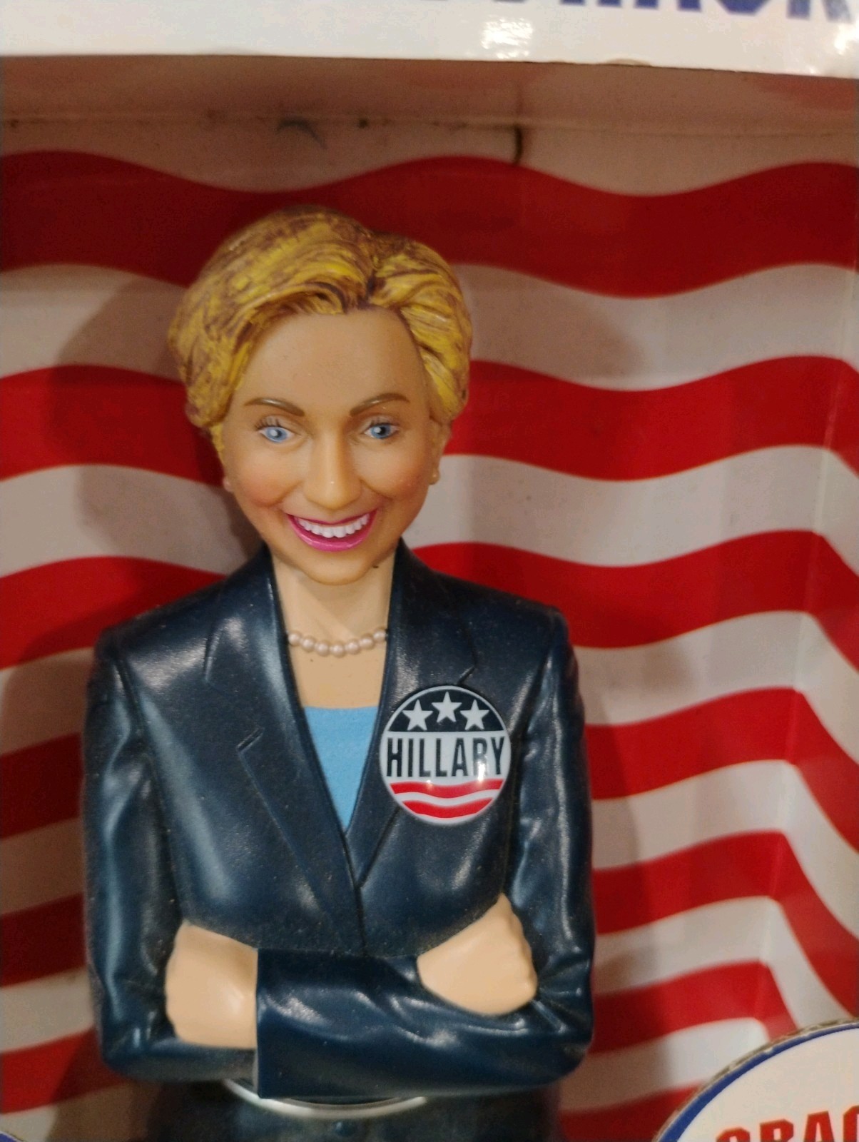 Hillary Clinton Nutcracker 2007 Stainless Steel Thighs NIB