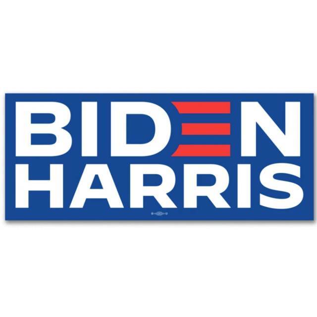 Joe Biden Kamala Harris For President 2024 ’24 Blue 5×11 Bumper Sticker