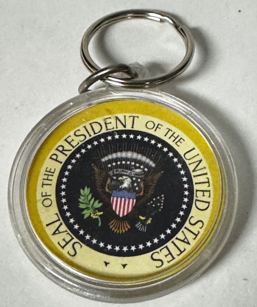 2020 President Donald Trump Space Force Medallion USB Lighter Keyring Campaign