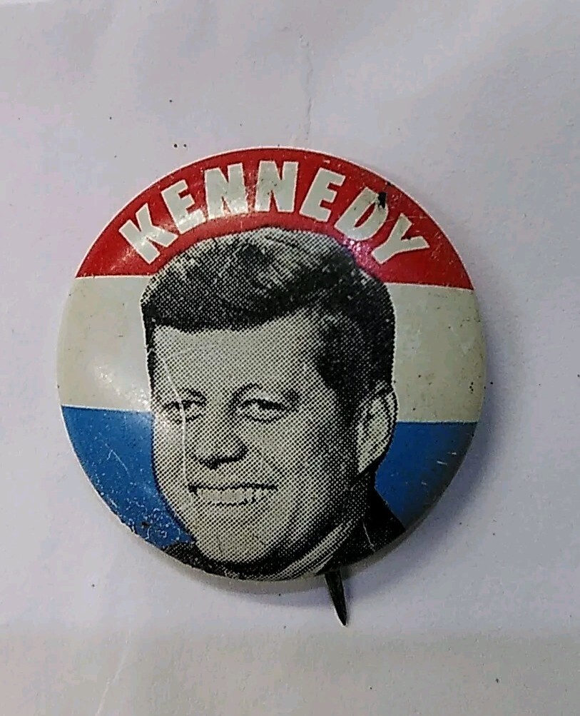 JFK Kennedy Presidential Campaign Button/Pin Pinback Camelot 1960