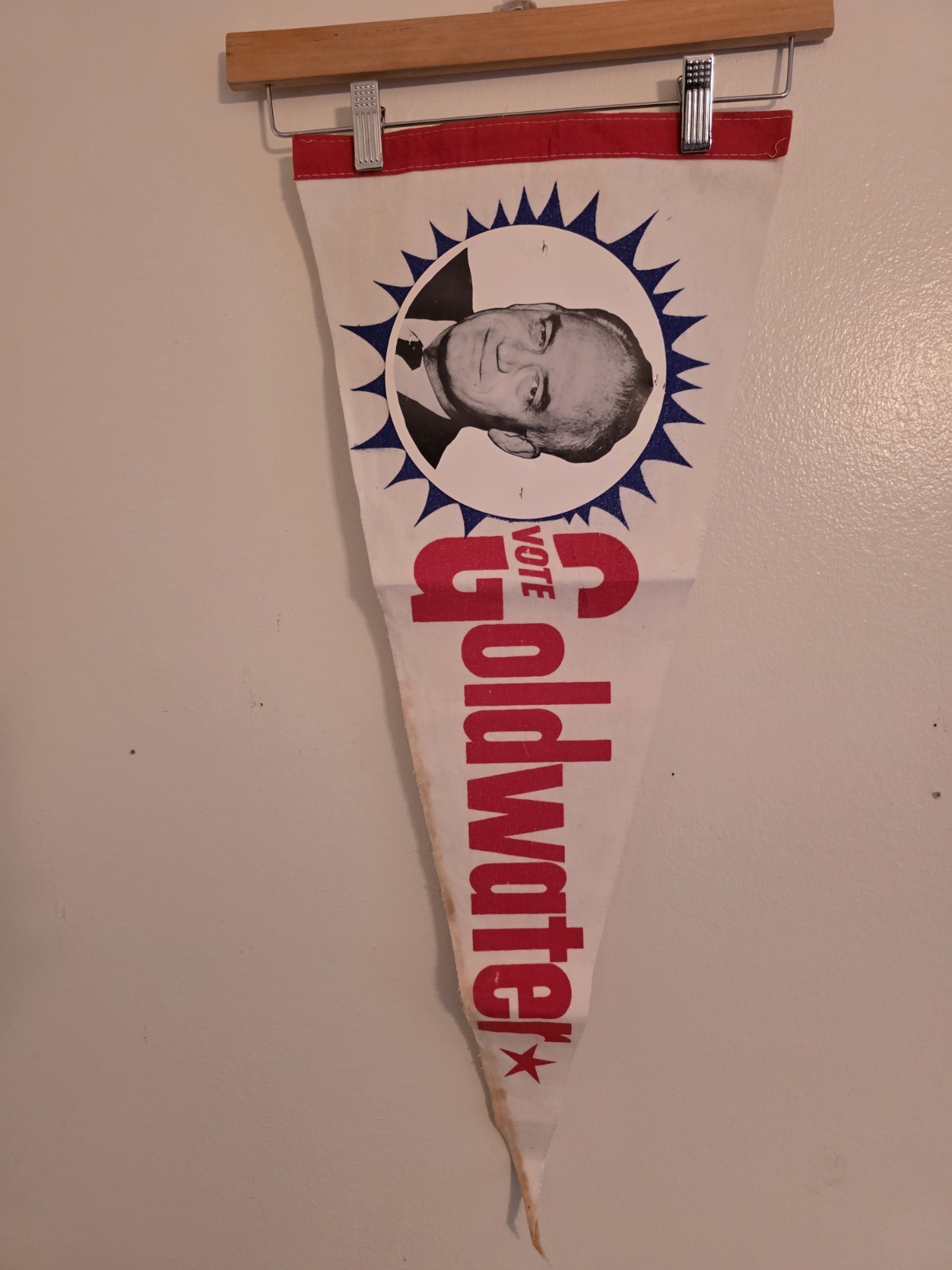 pennant from Barry Goldwater’s 1964 United States presidential campaign