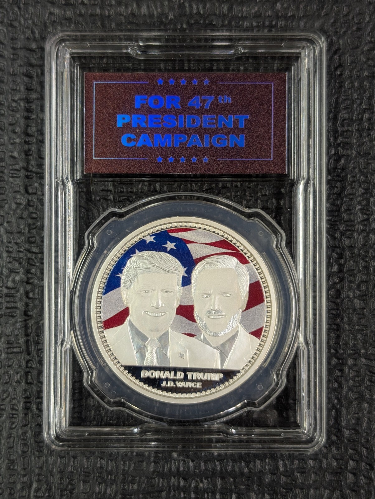 2024 Trump Vance Silver Plated Coin Presidential Election Commemorative Coin WOW