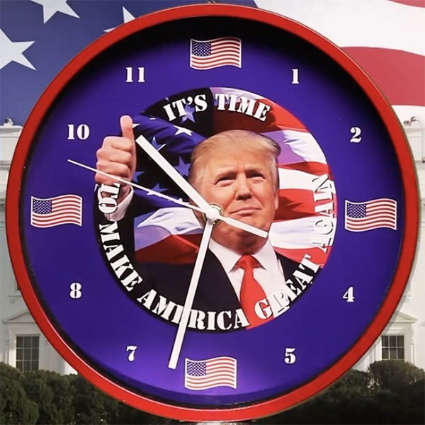 NEW President Donald Trump Talking Clock Let’s Make America Great Again!