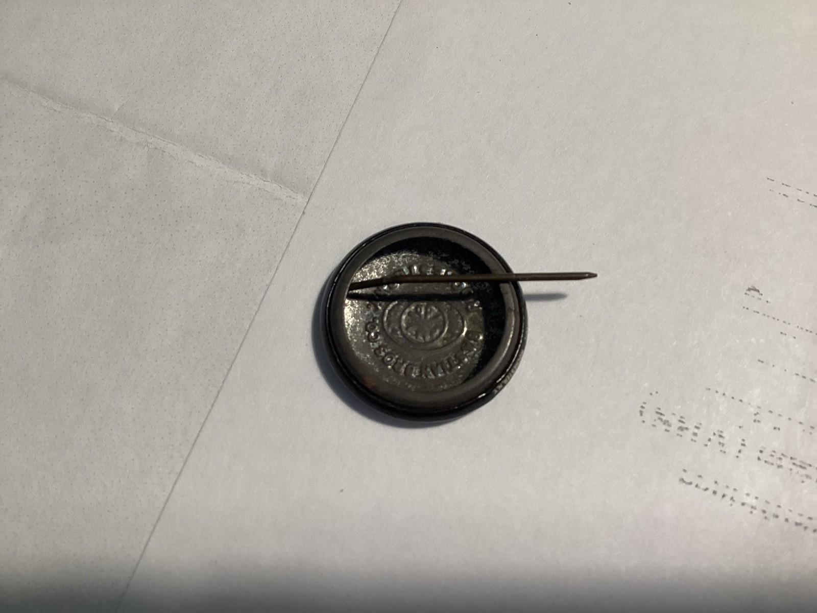 Herbert Hoover and Curtis Presidential Campaign Jugate Button 7/8” HOO-7