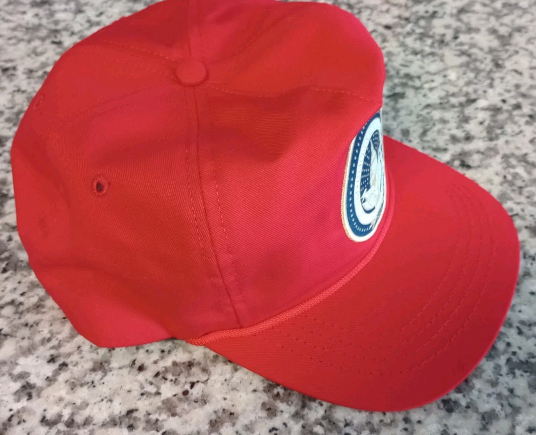 2017 DONALD TRUMP OFFICIAL CAMPAIGN 45TH INAUGURATION AUTHENTIC RED HAT CAP USA