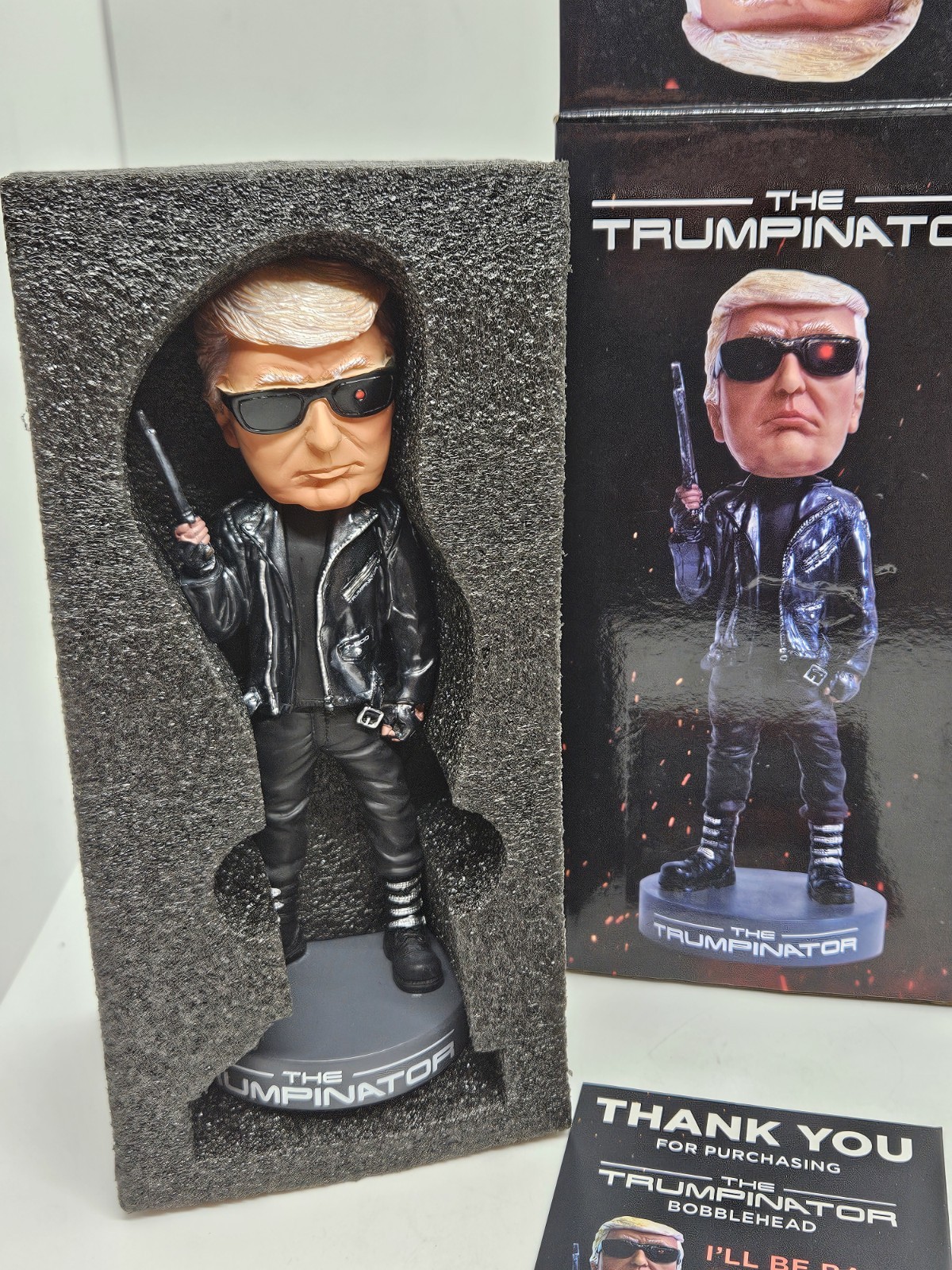 TRUMPINATOR “I’ll Be Back In 2024” President Donald Trump Action Figurine w/Box