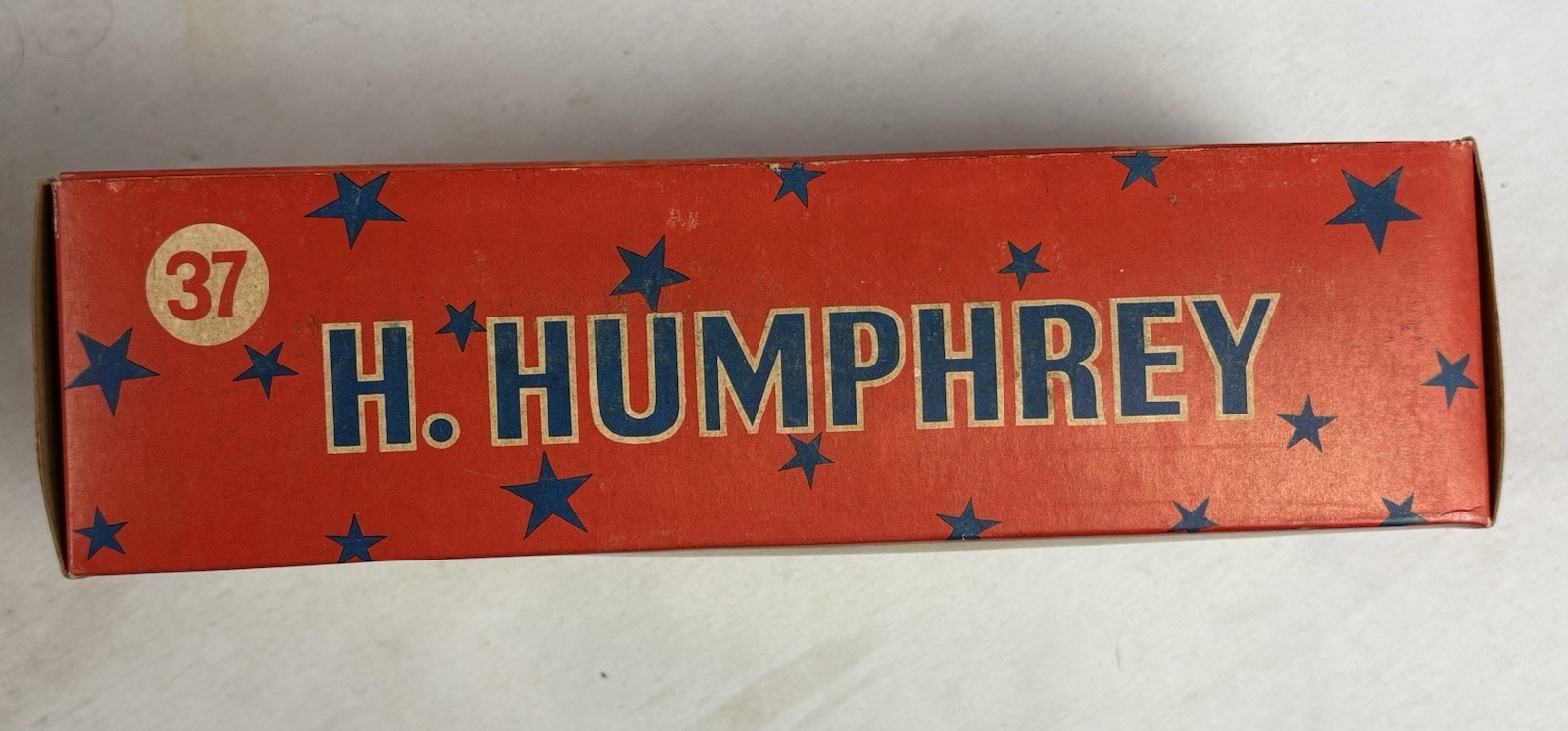1968 Hubert Humphrey Presidential Campaign Toy Box 24 Figures Sealed NOS Error