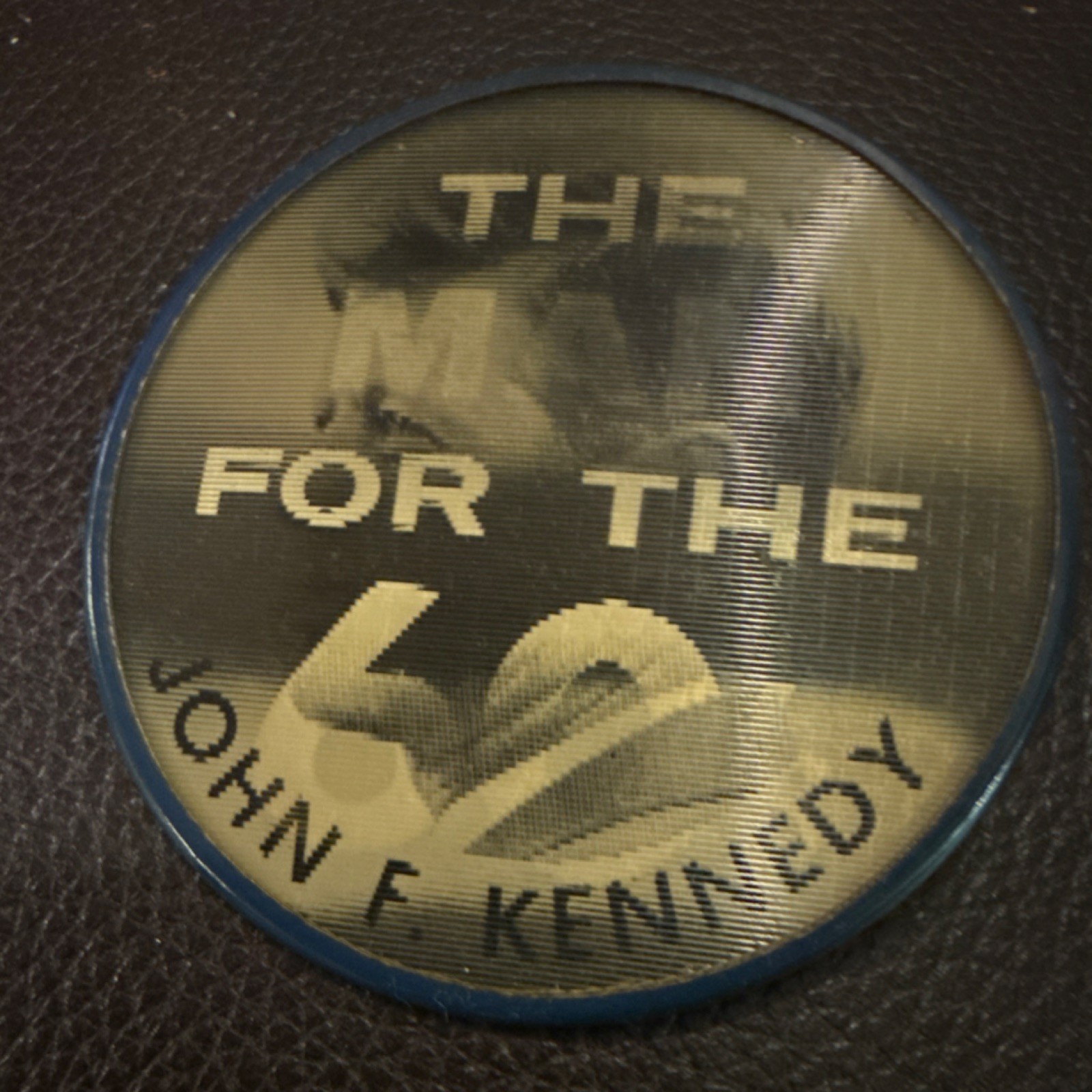 John F. Kennedy 1960 Campaign Button The Man for the 60’s Political