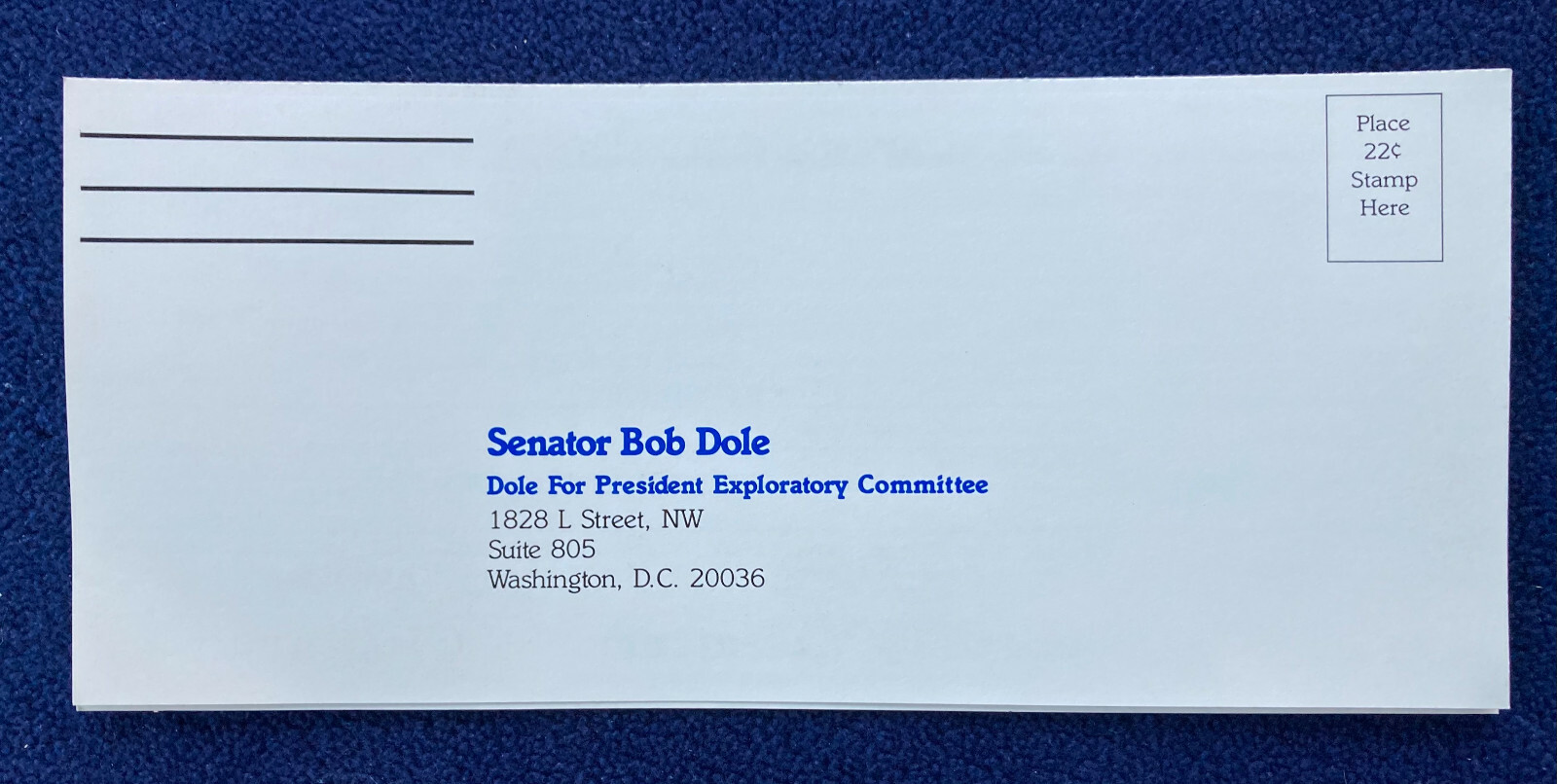 Bob Dole (1923-2021) for President Exploratory Committee Volunteer Flyer–1995