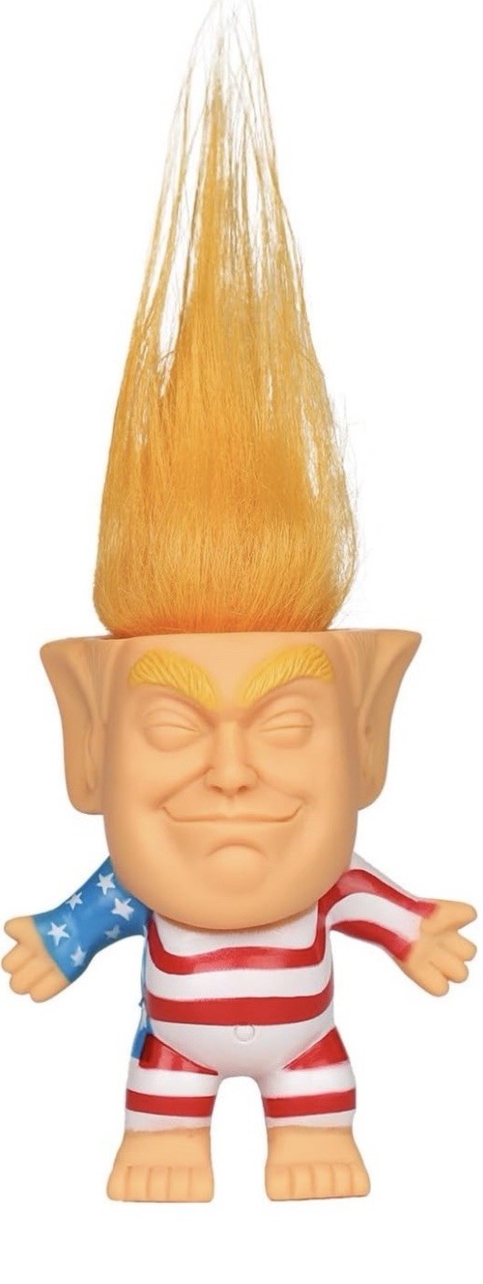 Collectible President Donald Trump Troll Doll NEW in Bag