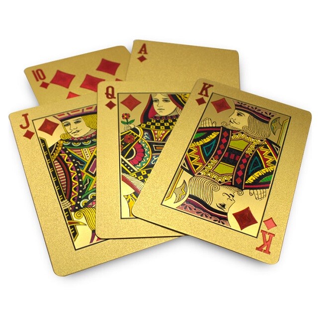 President Donald Trump GOLD Plated Playing Cards GOP Collector’s Edition New