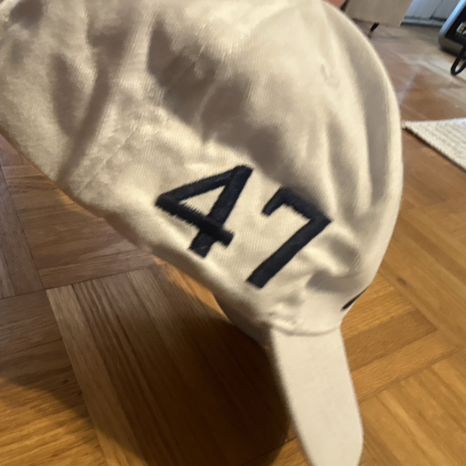 WHITE DUDES FOR HARRIS Cotton Hat USA 47 Side Embroidery 2024 Adjustable Strap
