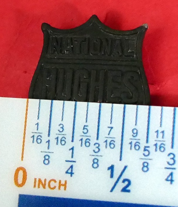 1916 National Alliance Charles Hughes Presidential Campaign Shield Button Stud