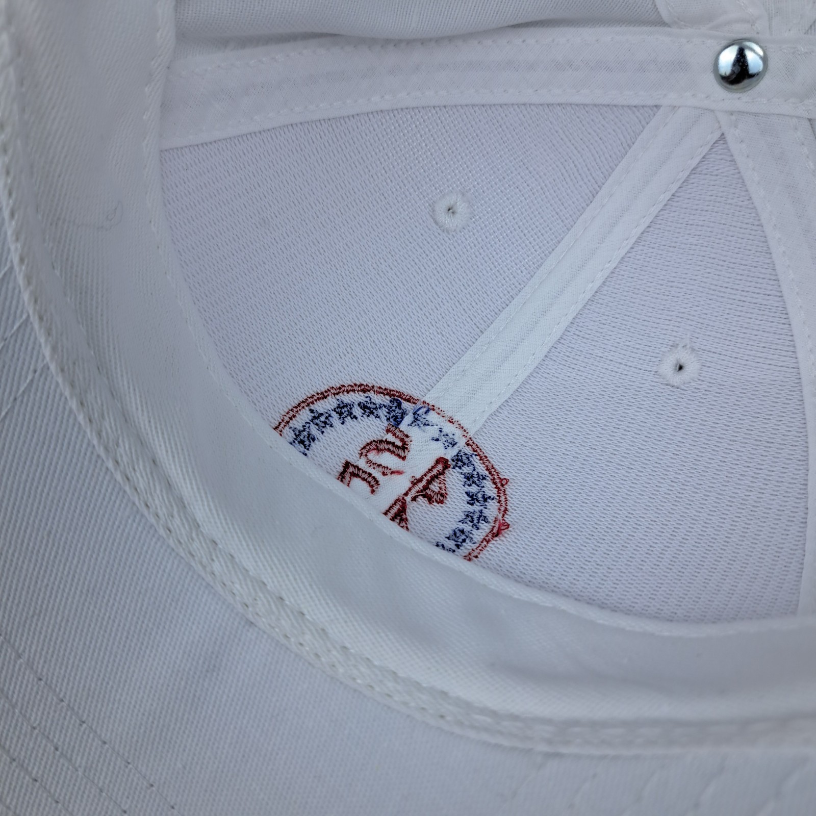 Official Trump USA 45-47 Cali Fame White Snapback Hat Cap