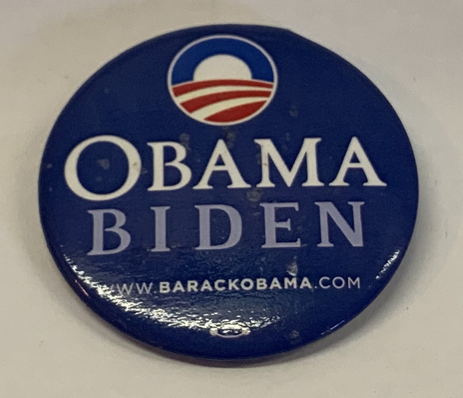 Obama Biden 2008 Presidential Campaign Button 2 1/4″ diameter Pinback
