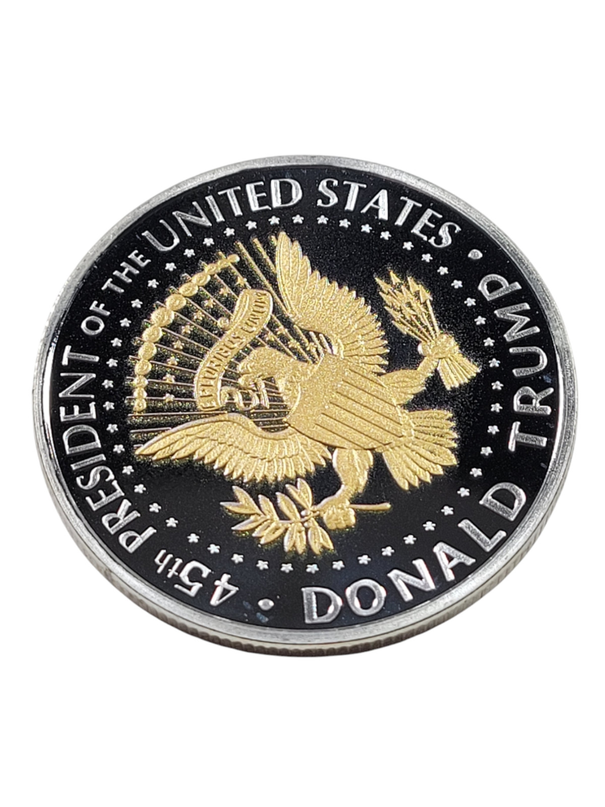 DONALD TRUMP 2020 SILVER GOLD PLATED COIN 45 PRESIDENT KEEP AMERICA GREAT HOT!