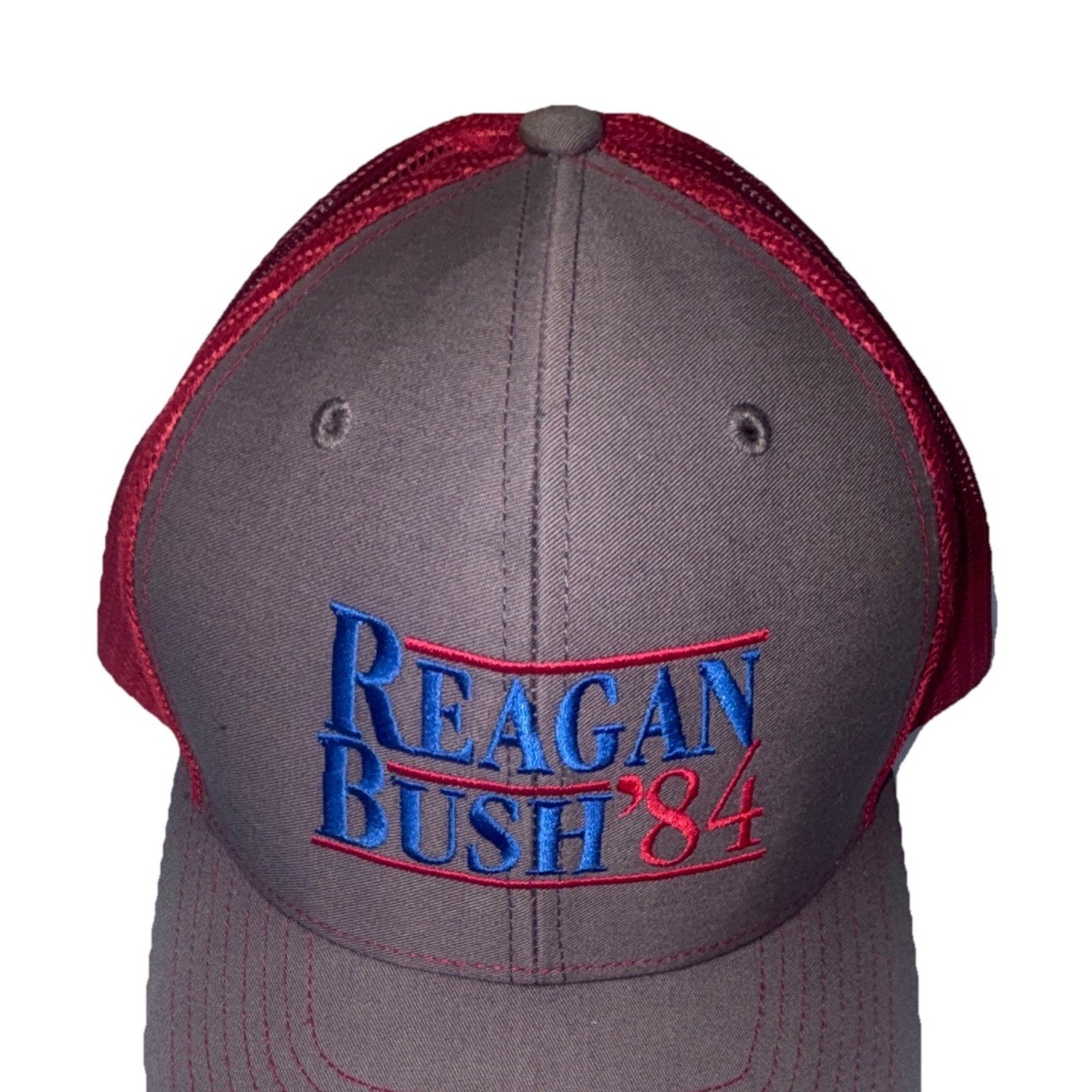 Reagan Bush ’84 Ronald Reagan 1984 Campaign Trucker Hat Richardson 112