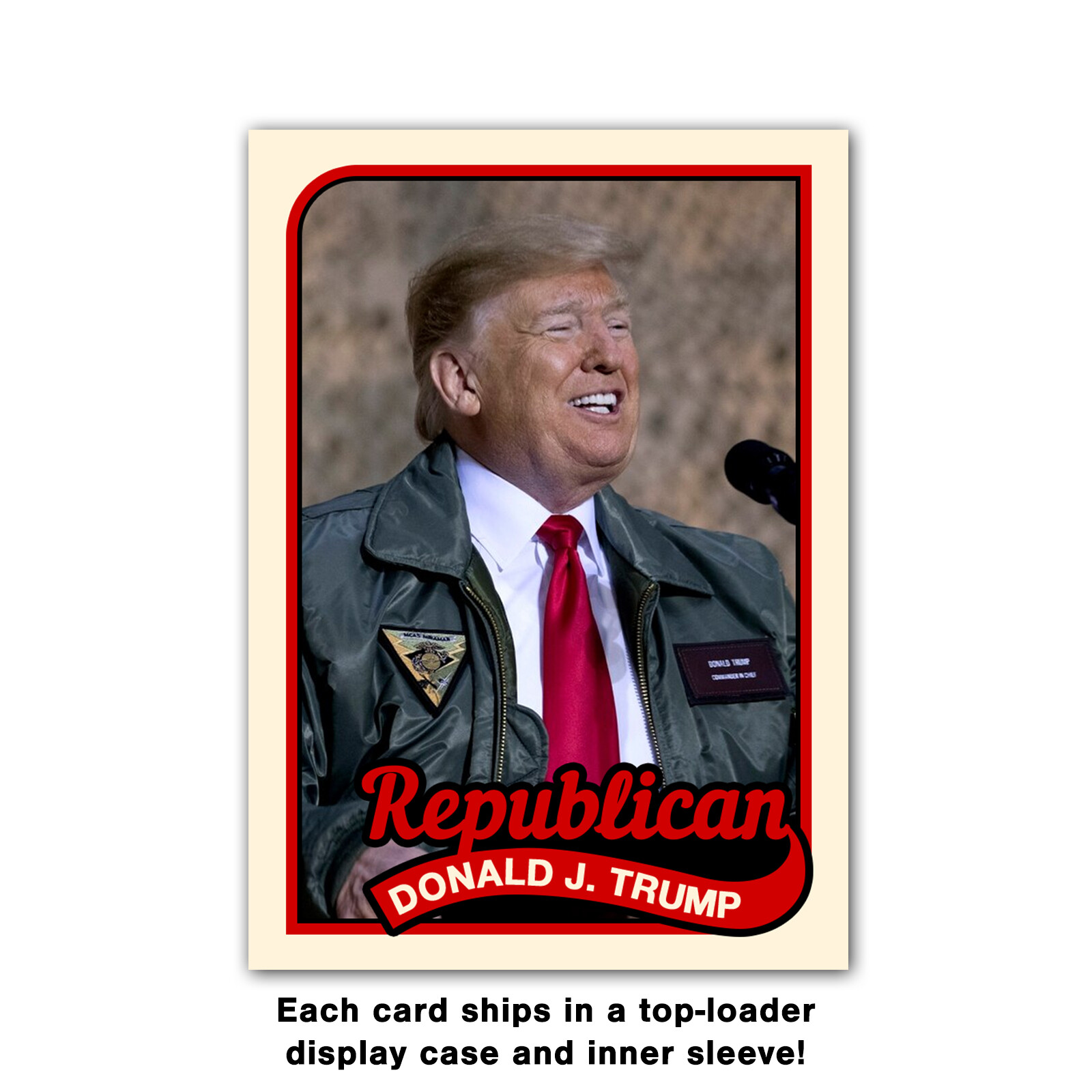 Donald Trump Novelty Custom 1989 Style Presidential Baseball Card MAGA GOP 2020
