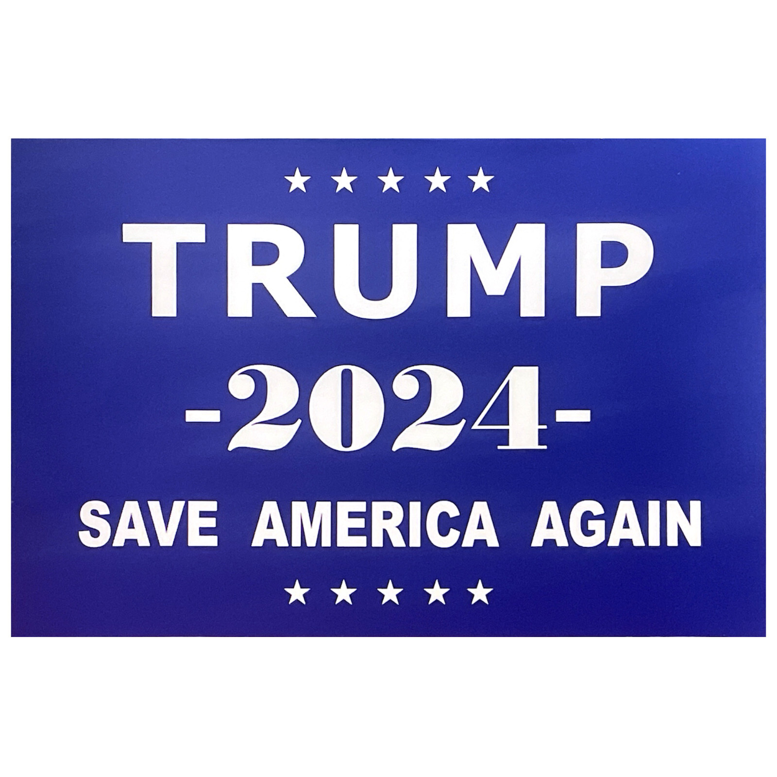 10 Pcs Trump 2024 President Campaign “Save America Again” Decal Bumper Stickers