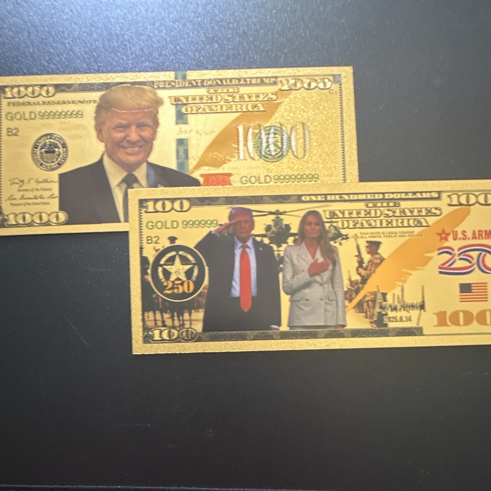 Decorative Trump Collector Notes 2 Pack
