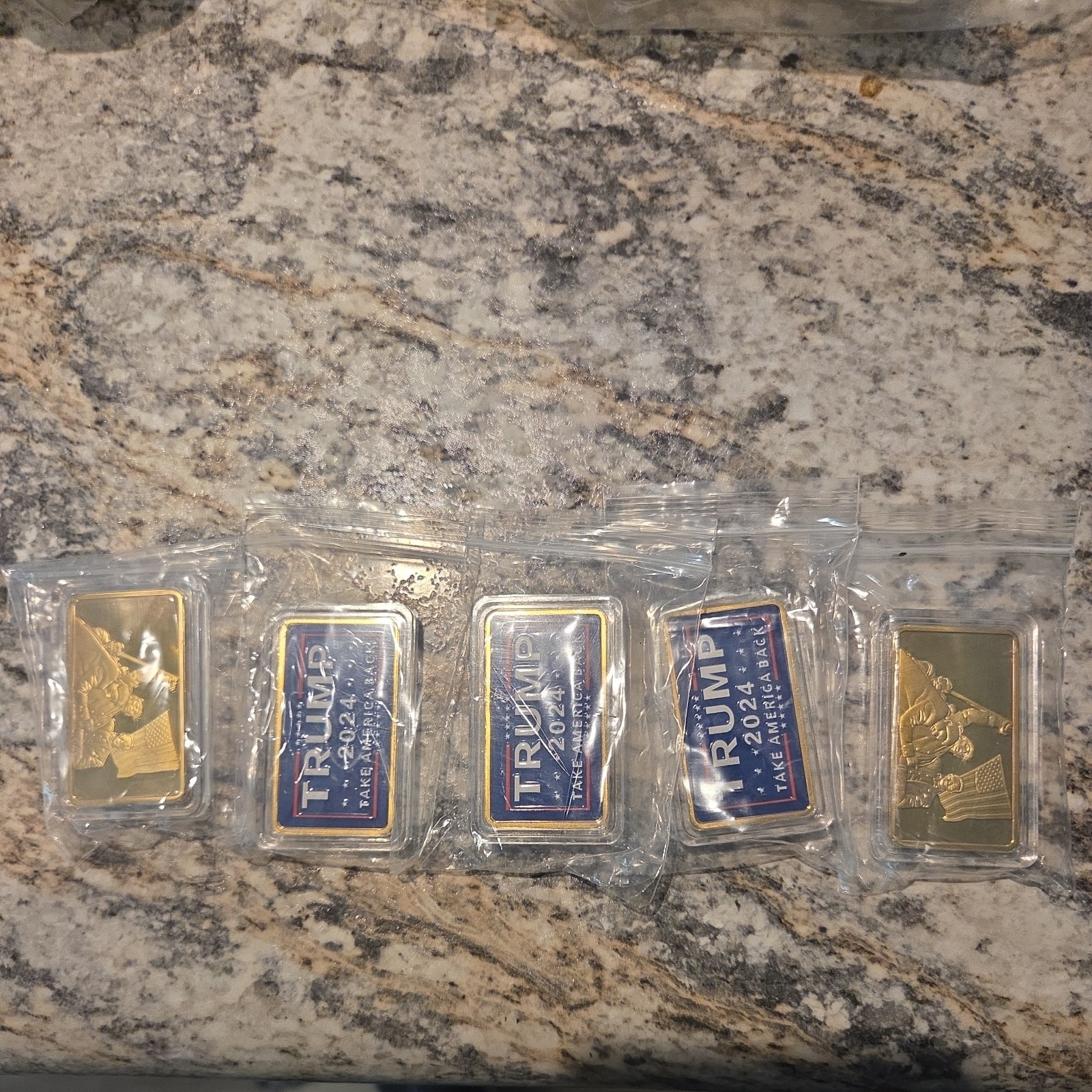 Donald Trump Assassination Gold Bar US President 2024