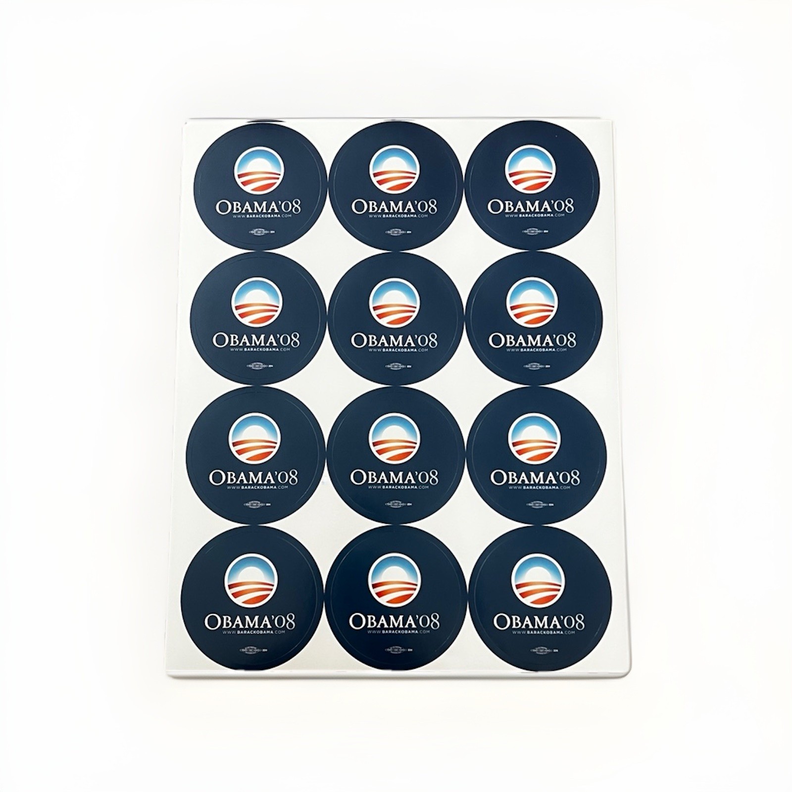 Original Official Barack Obama 2008 Campaign Sticker Pack