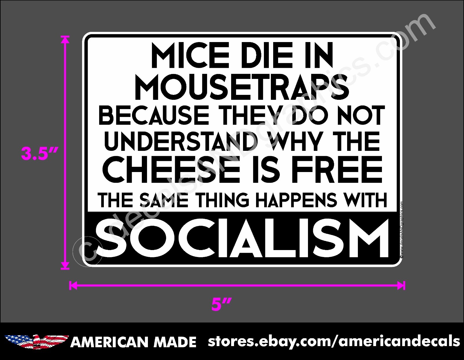 TRUMP STICKER 2024 FREE CHEESE DECAL WINDOW BUMPER