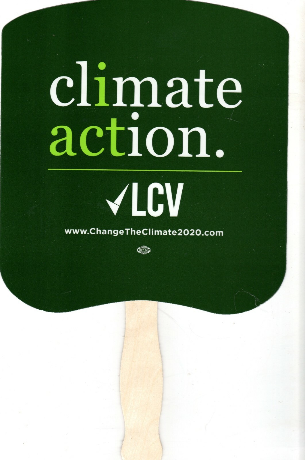 POLITICAL FAN (2020): CLIMATE ACTION LCV ChangeTheClimate2020Org (NH Primary)