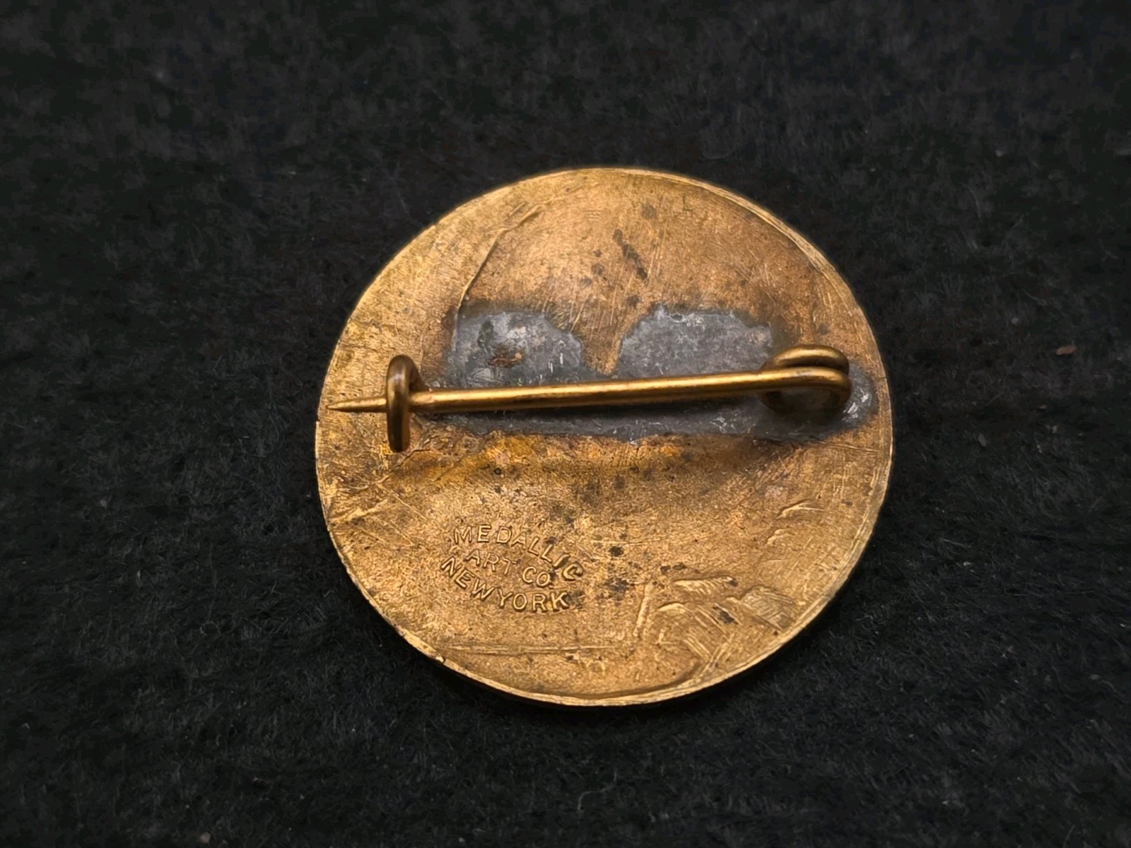 1928 Herbert Hoover Gilt Bronze Campaign Pin / Button – Medallic Art Co & Pin