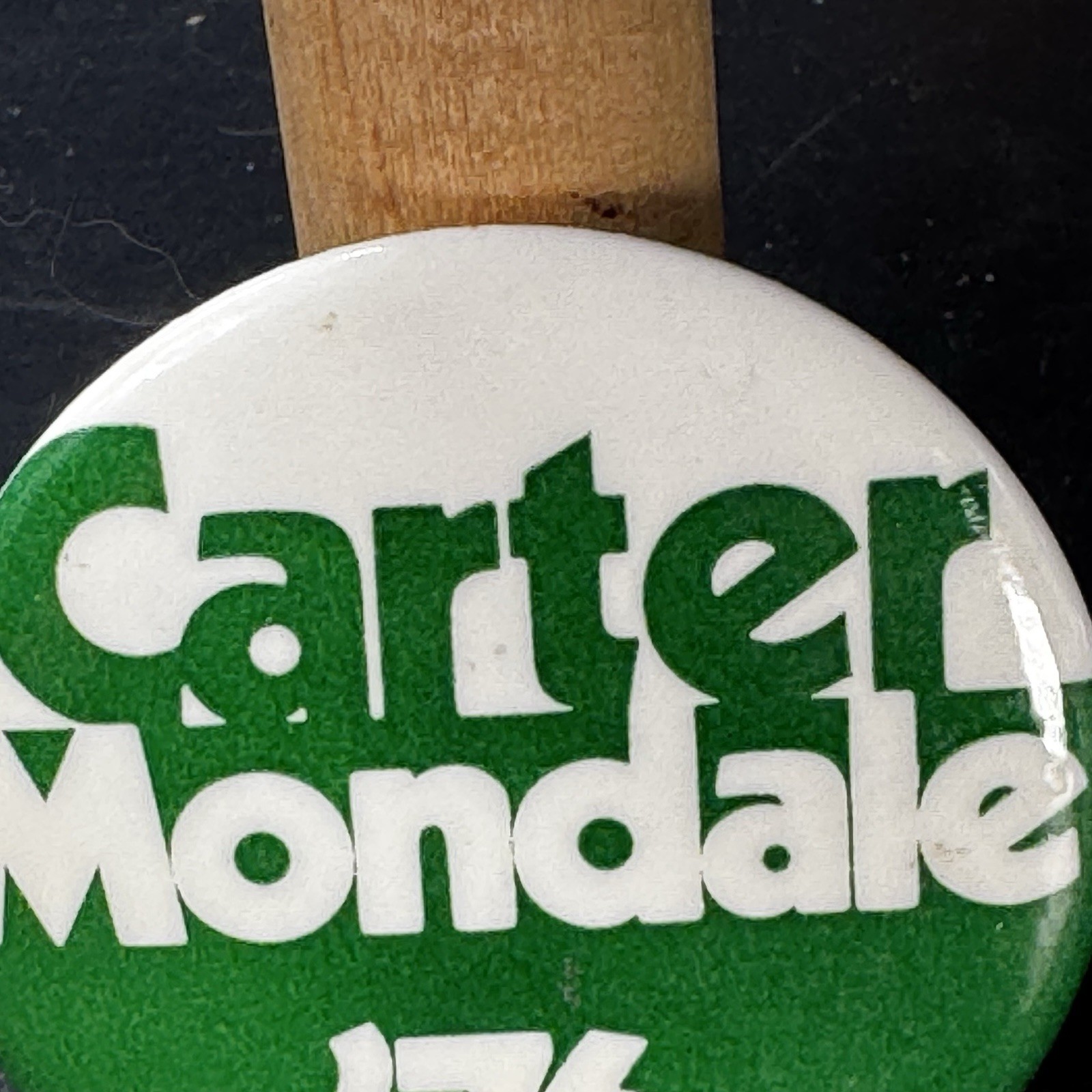 Carter Mondale ‘76 Button Jimmy Carter 1976 Presidential Campaign Vintage