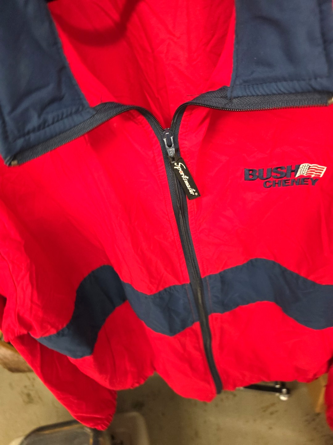 Sportsmaster XL Bush/Cheney Presidential Campaign Windbreaker XL 2005