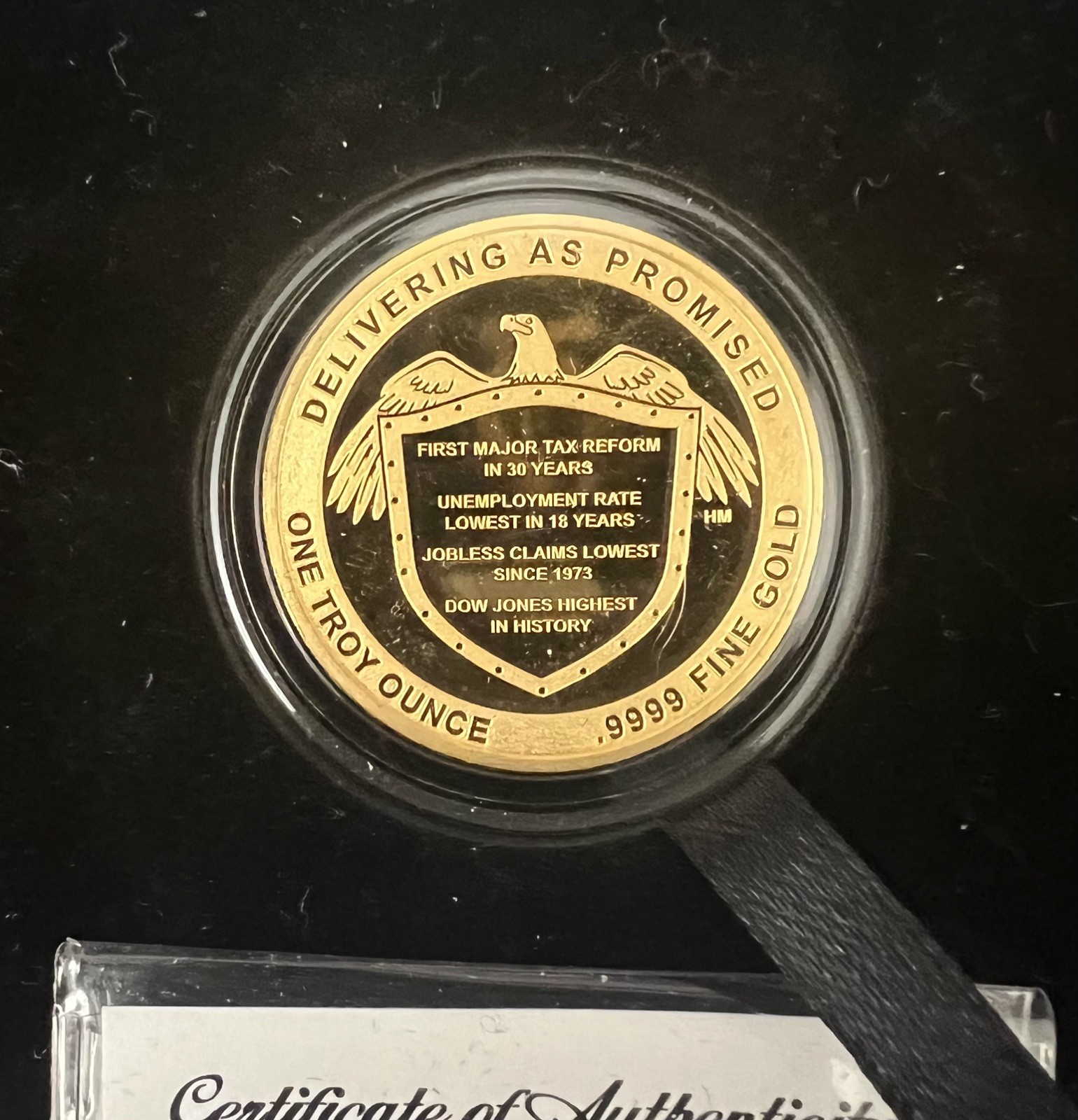 “RARE” 2020 Donald Trump Freedom Coin 1oz .9999 Pure Gold