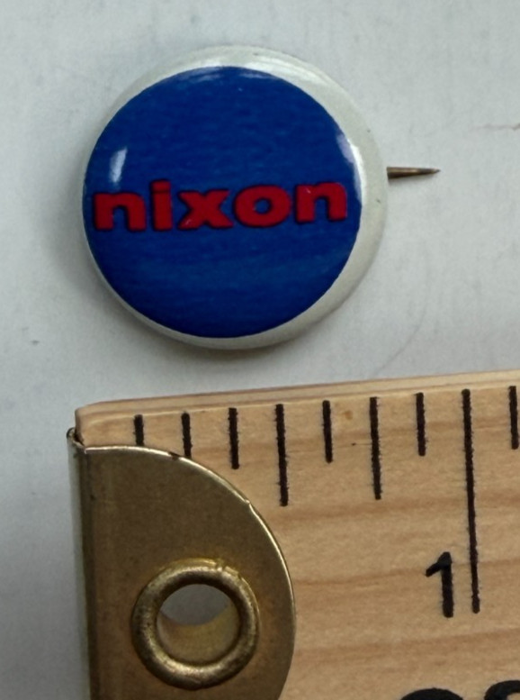 Vintage 1972 Richard Nixon Agnew Campaign Lot Pins Stickers Nixon Now Stamps
