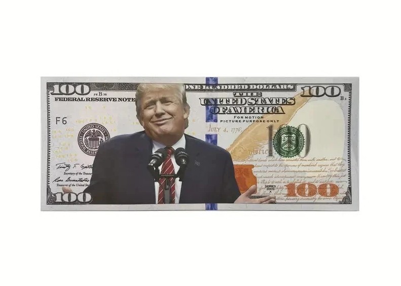 Donald Trump Presidential Hundred Dollar $100 Bill US Novelty Note/US Treasury
