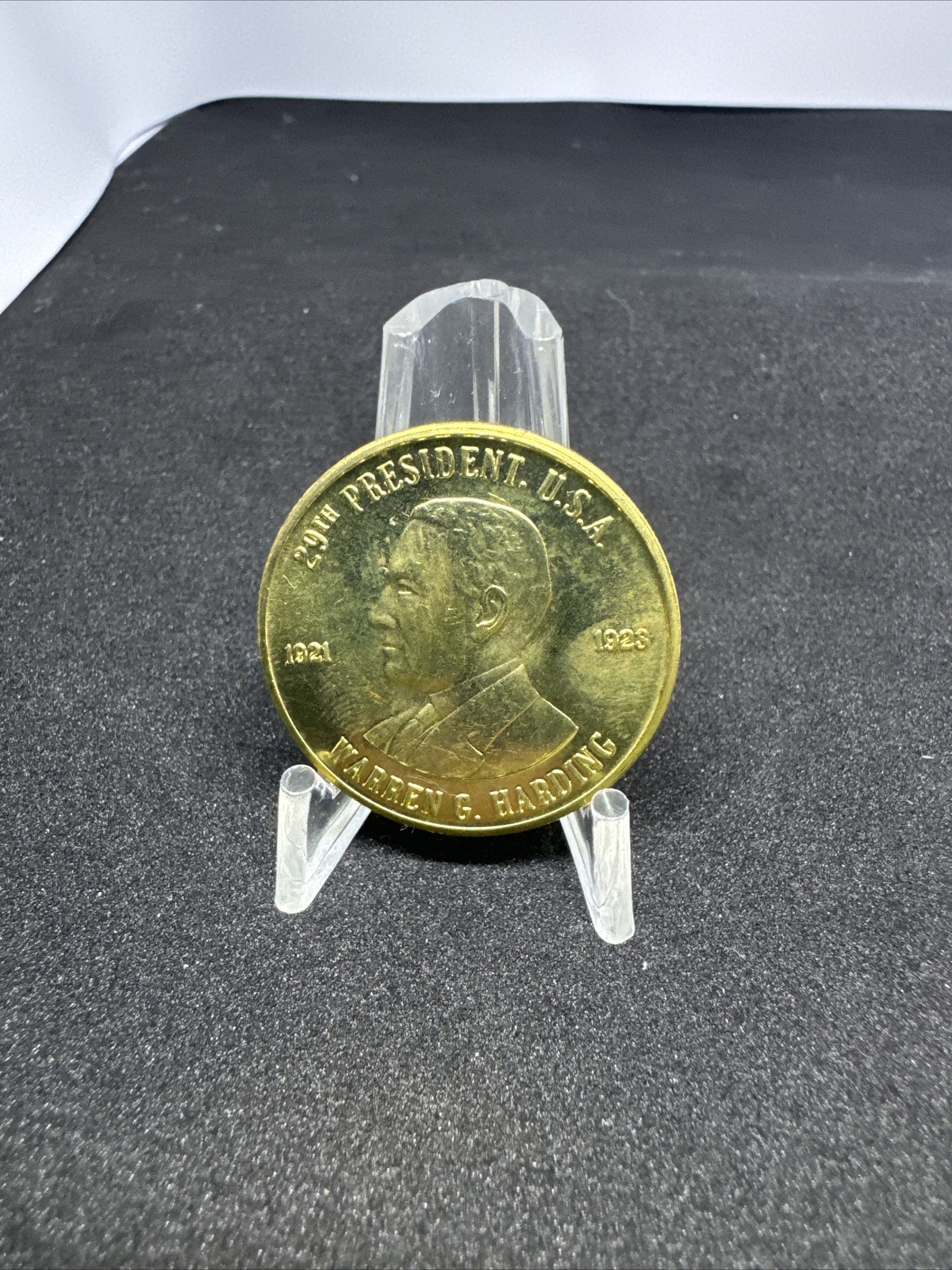 Warren G. Harding Brass President Coin