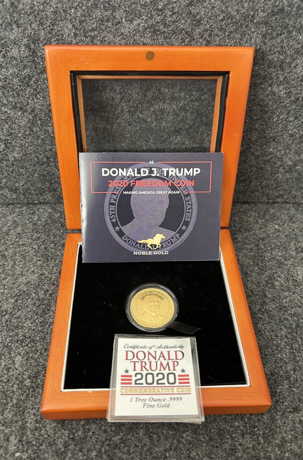 “RARE” 2020 Donald Trump Freedom Coin 1oz .9999 Pure Gold