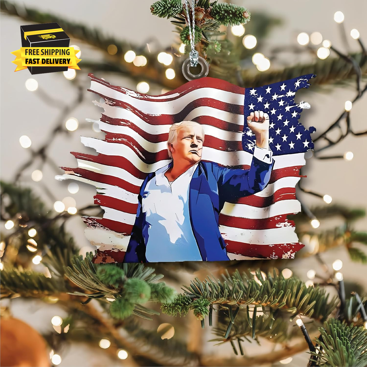 Trump Gifts, Trump Ornament 2025, Trump Tree Ornaments, Donald Trump Gifts, Dona