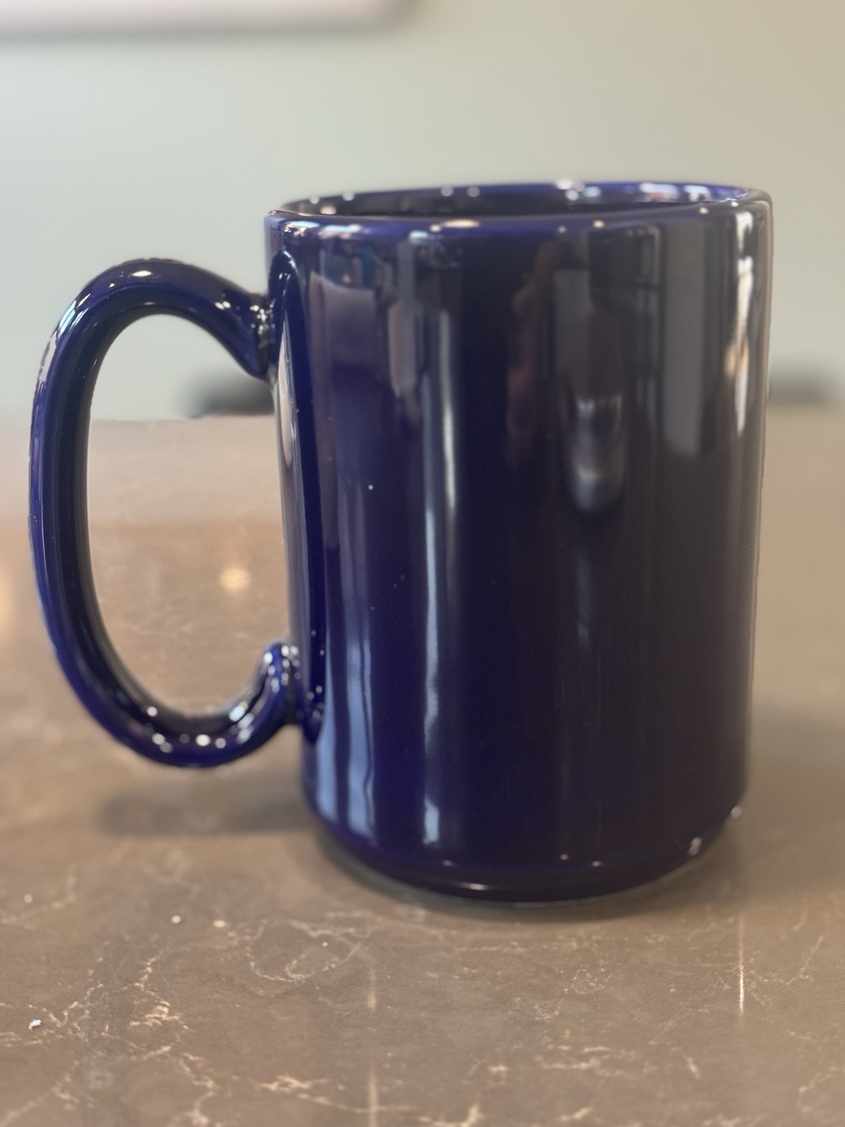 RARE!! 2017 Trump-Pence Presidential Inauguration Cobalt Blue Mug w/Gold Writing