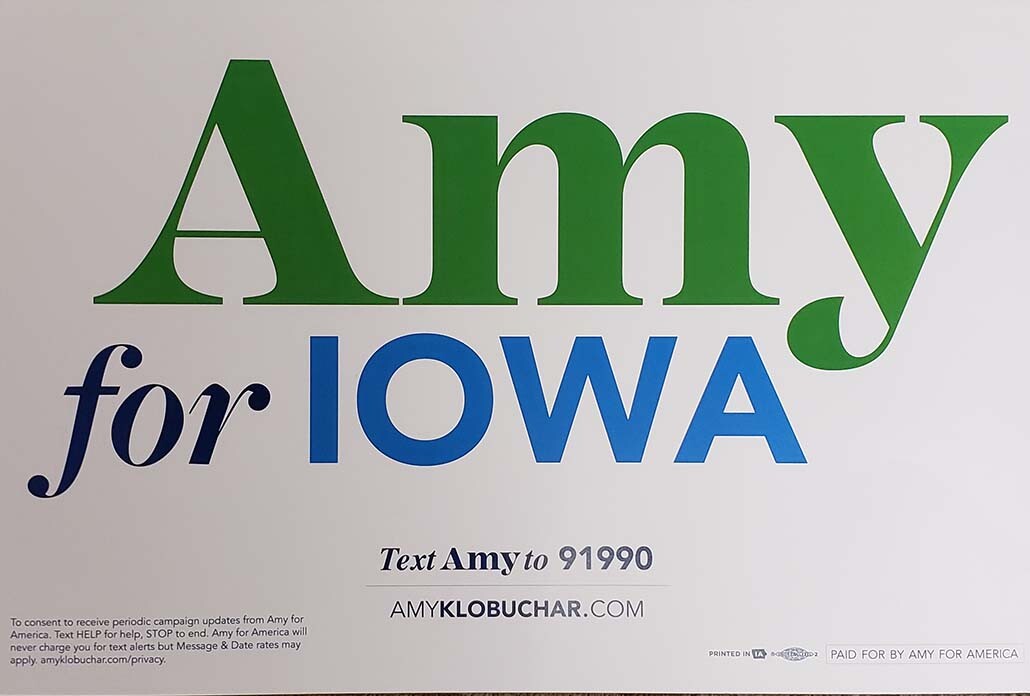 Amy Klobuchar For President 2020 Campaign Posters (2)