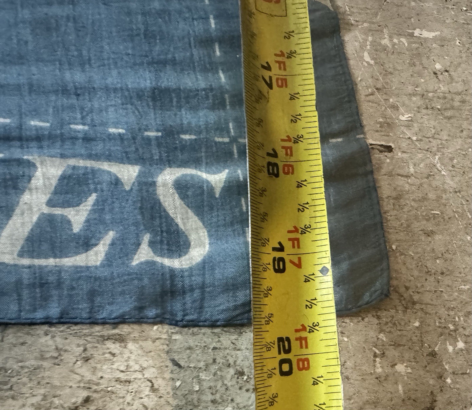 1888 Benjamin Harrison Protection To Home Industries True Blue Handkerchief