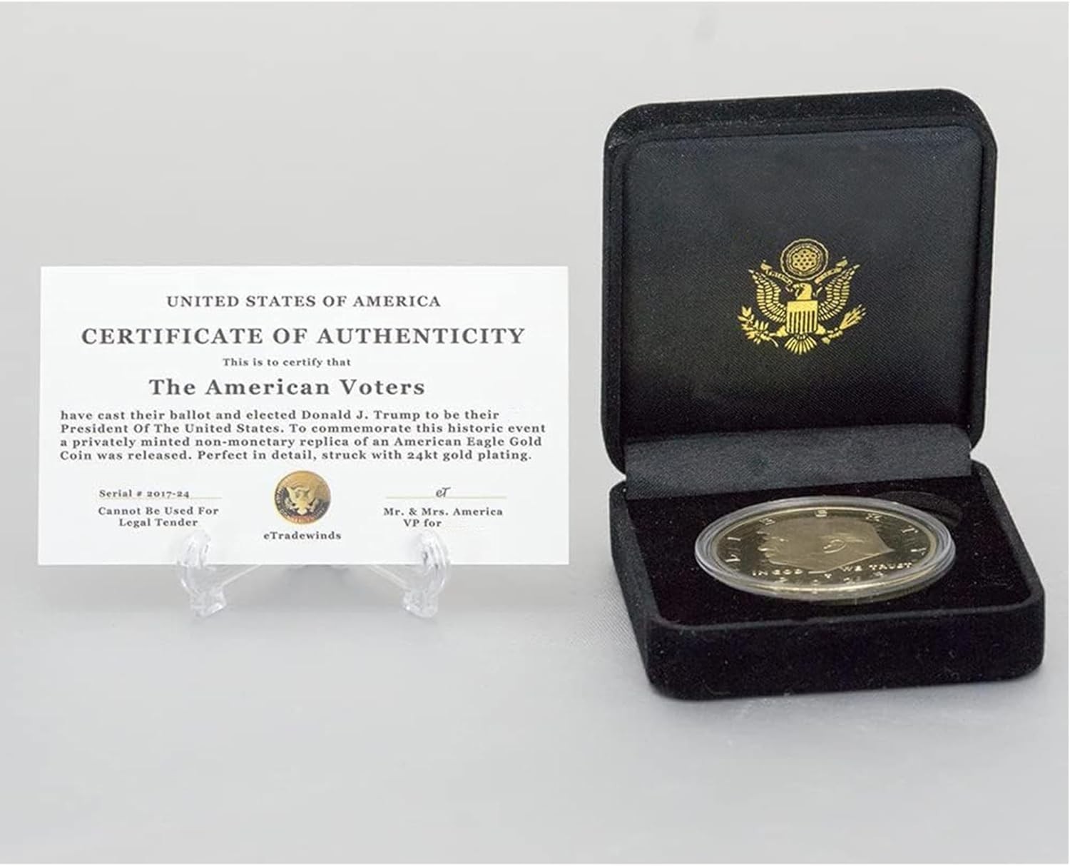 Limited Edition 47th Presidential Commemorative Coin
